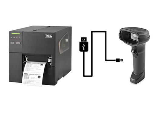 不连接电脑，条码扫描枪如何连接条码打印机打印标签？