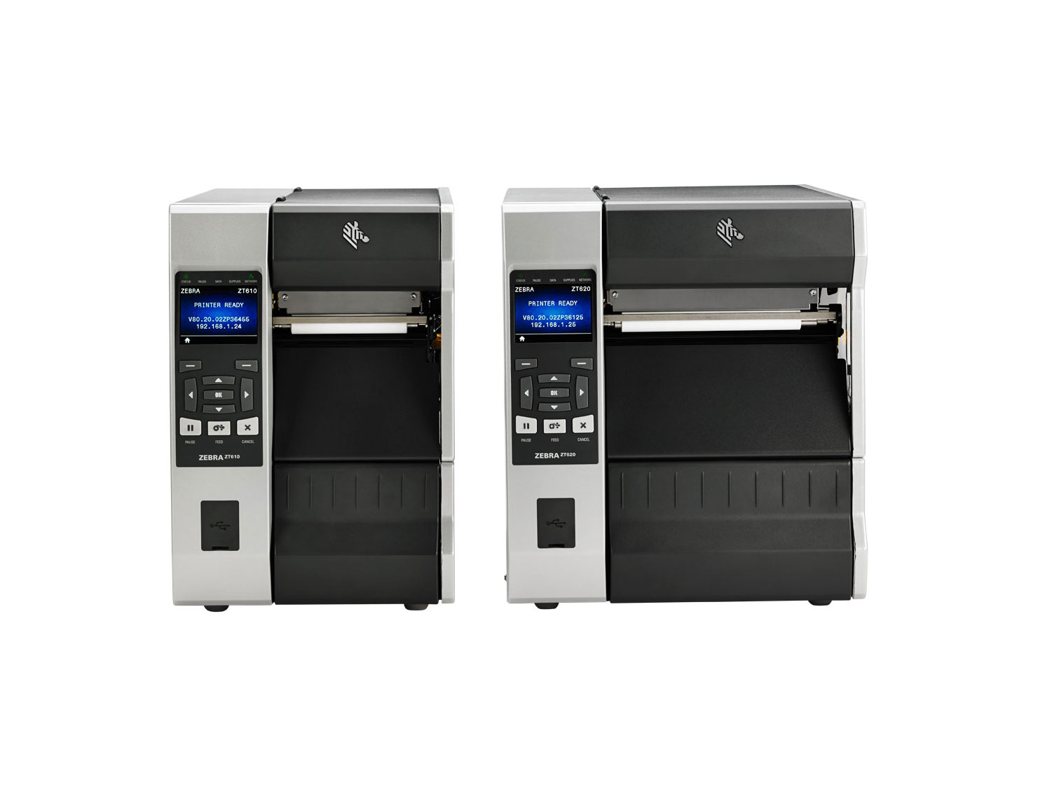 Zebra ZT610RFID标签打印机 机关单位固定资产盘点打印机