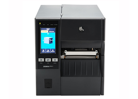 Zebra zt411 RFID固定资产标签打印机 斑马条码打印机